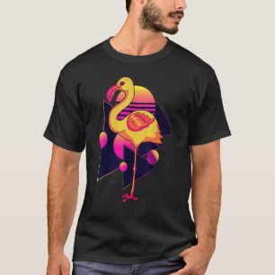 80-tals Vaporwave Zoo Djur Tropisk Fågel Exotisk T Shirt