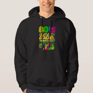80-tals Vibe Åttiotalsfestklänning Retro Hoodie