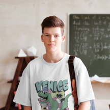 80-tals Vintage Dino Friend Bossica T-shirt