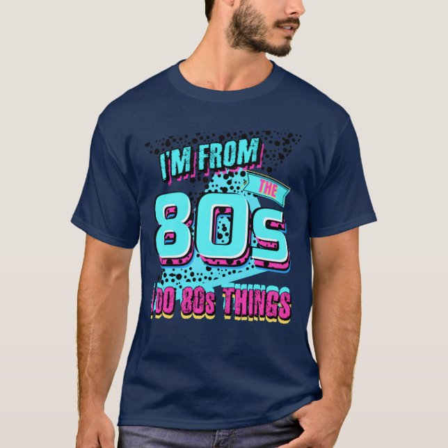 80-talsfest 1980 rolig t shirt (Framsida)