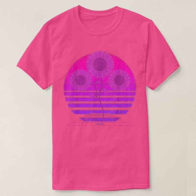 80-talskonst för undervattensestetik för understa  t shirt (Design framsida)