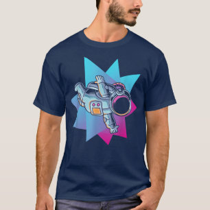 80-talskonst för Vaporwave Aesthetics Rymden Synth T Shirt