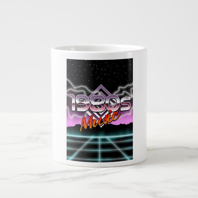 80-talsmusik jumbo mugg (Framsidan)