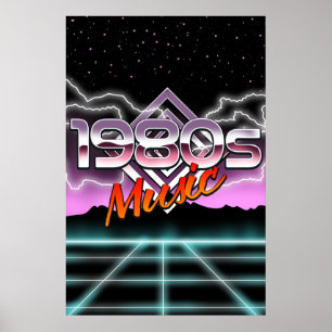 80-talsmusik poster