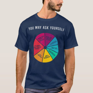 80-talsmusik Retrotexter Cirkeldiagram Du kanske f T Shirt