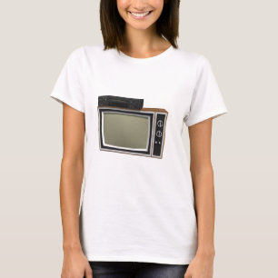 80-talstilTV och VCR: 3D modellerar T-shirt