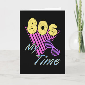 80s 1980s Present Retro Nostalgi Kort
