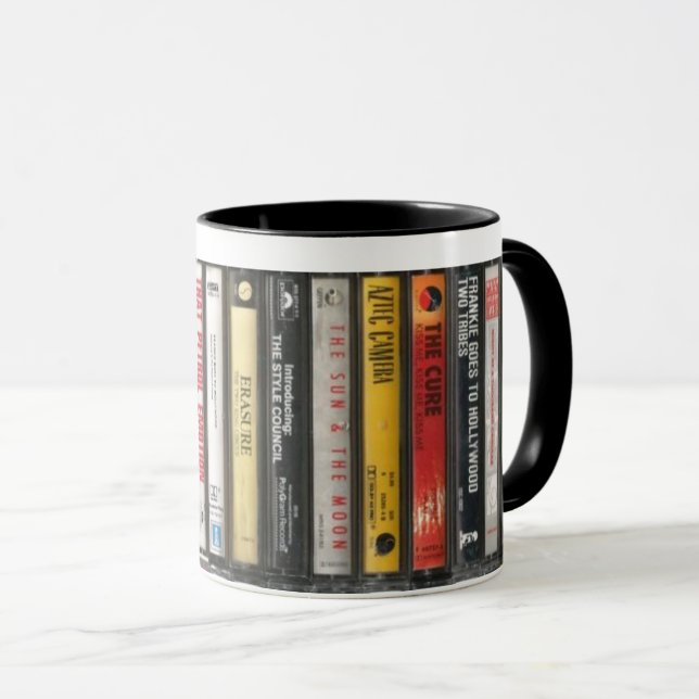 80's Alt music cassette tape mug Mugg (Framsida höger)