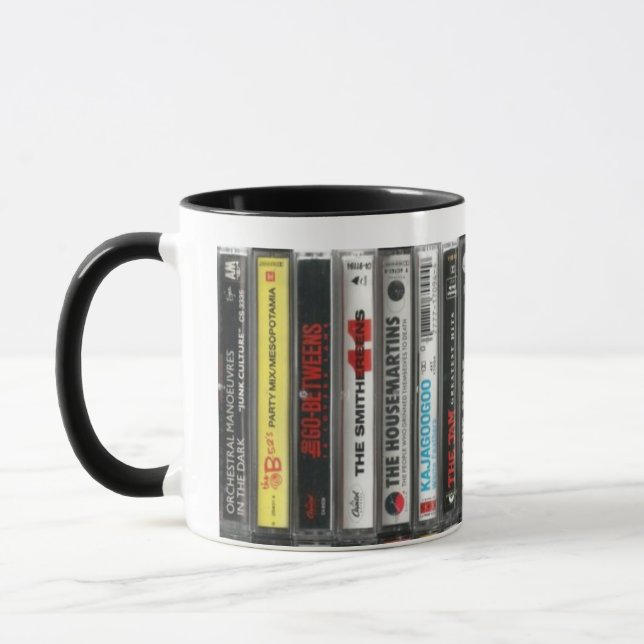 80's Alt rock Cassette Mug Mugg (Vänster)