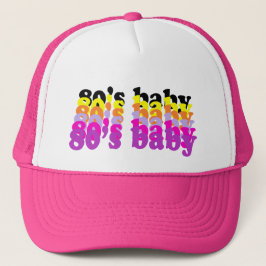  80's Baby Retro Groovy Design Proud 80s Gen X Keps