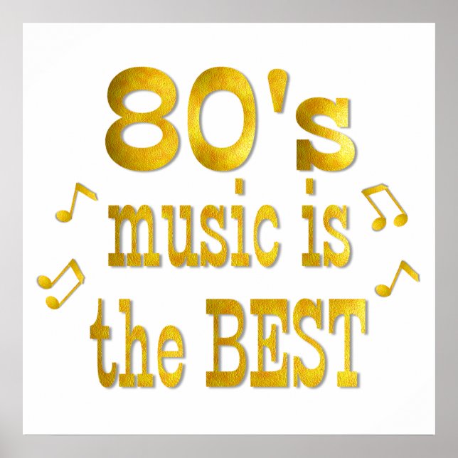 80s bästa poster (Framsidan)