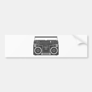 80s-boombox bildekal