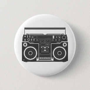 80s-boombox knapp