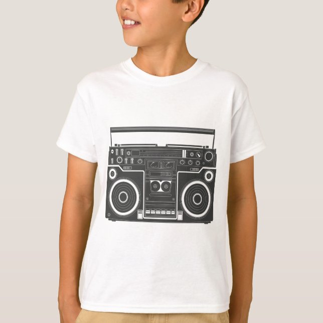 80s-boombox tee (Framsida)