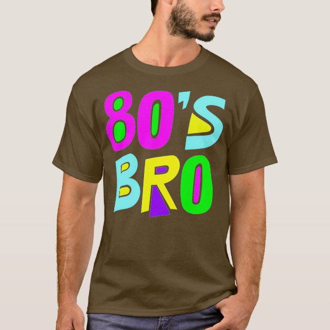 80s Bro 80S-kostym T Shirt (Framsida)