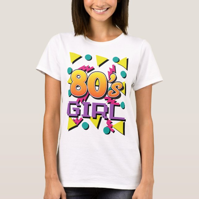 80s FlickRetro Vintage Party T Shirt (Framsida)