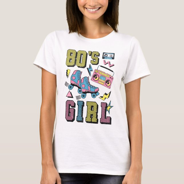 80's Girl T Shirt (Framsida)