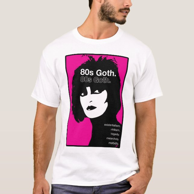 80S GOTH T SHIRT (Framsida)