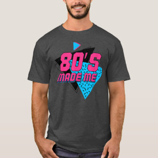 80s Made Me, Retro Vintage Music Design  T Shirt