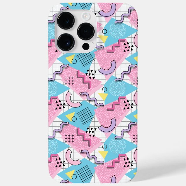 80's Memphis Active Pink Light Blue (Baksida)