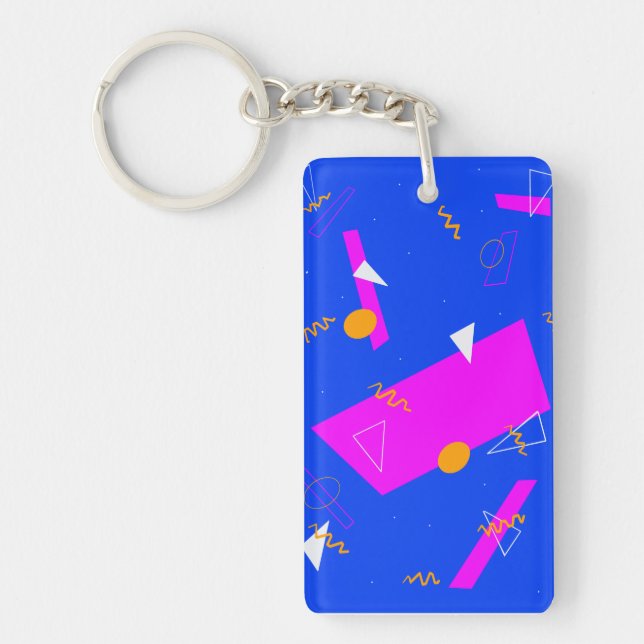 80s Neon Retro Keychain (Framsidan)