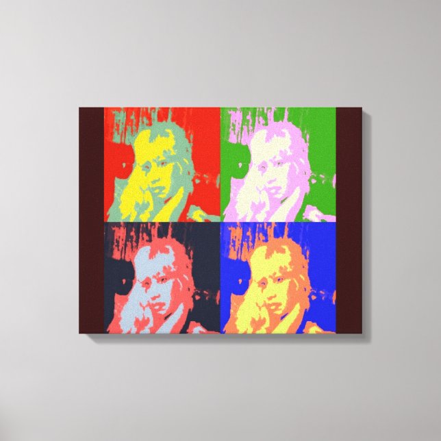 80's Pop Star Canvastryck (Framsida)