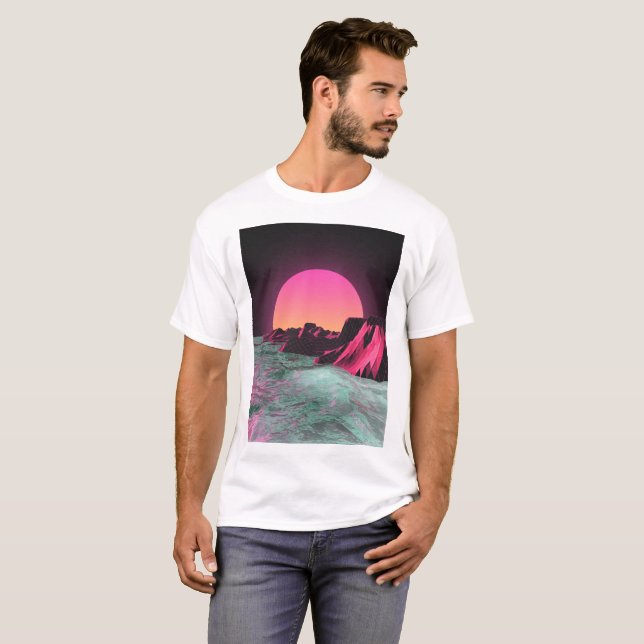 80s R I S E R Tee Shirt (Hel framsida)