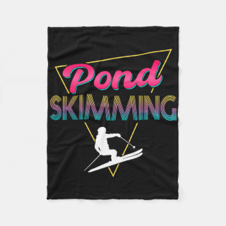 80s Retro Pond Skimming Apparel Ski Pond Skimmer Fleecefilt