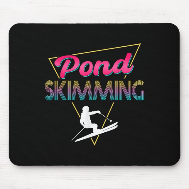 80s Retro Pond Skimming Apparel Ski Pond Skimmer Musmatta (Framsidan)
