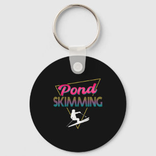 80s Retro Pond Skimming Apparel Ski Pond Skimmer Nyckelring