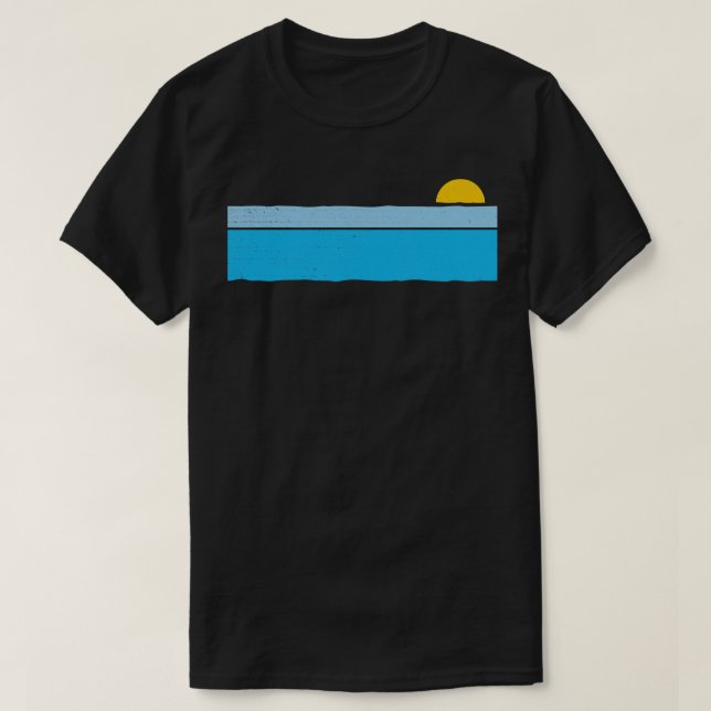 80s Retro sunset T Shirt (Design framsida)