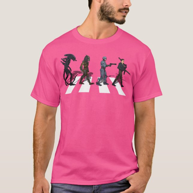 80S Sci-Fi Road T Shirt (Framsida)