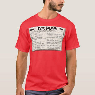80s segmentblandad bandkassett t shirt