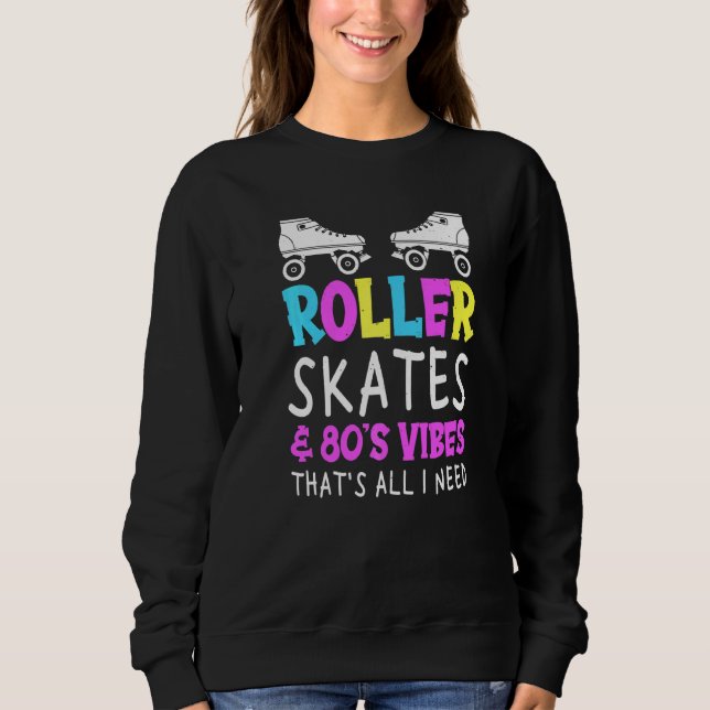 80's Skates for a Roller Skater T Shirt (Framsida)
