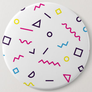 80's Stil 90's Stil Button Knapp