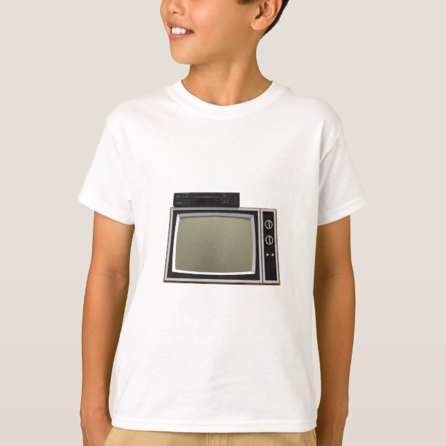 80's Stil TV och VCR: 3D-modell Tröja (Framsida)