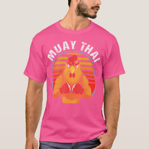 80S Thai Boxing Animal Pun Tupp Muay Thai T Shirt
