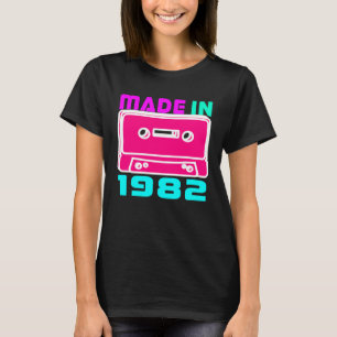 80s Tillverkad 1982 1980s Kärlek Retro Åttiotalst T Shirt
