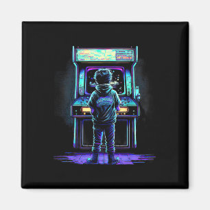 80s-Vintage för omkoppling av videospel 3 Magnet