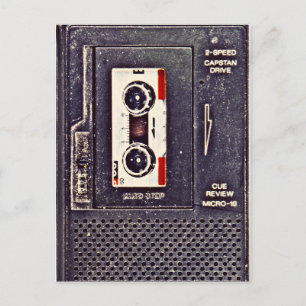 80's walkman vykort