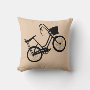 80's Wheelie (Black) Dekorativ kudde