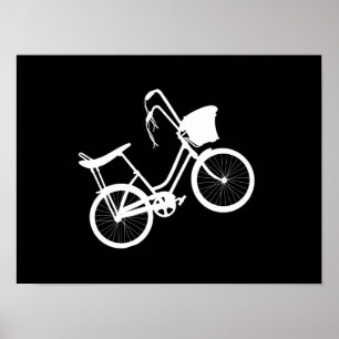 80's Wheelie (vit) Poster