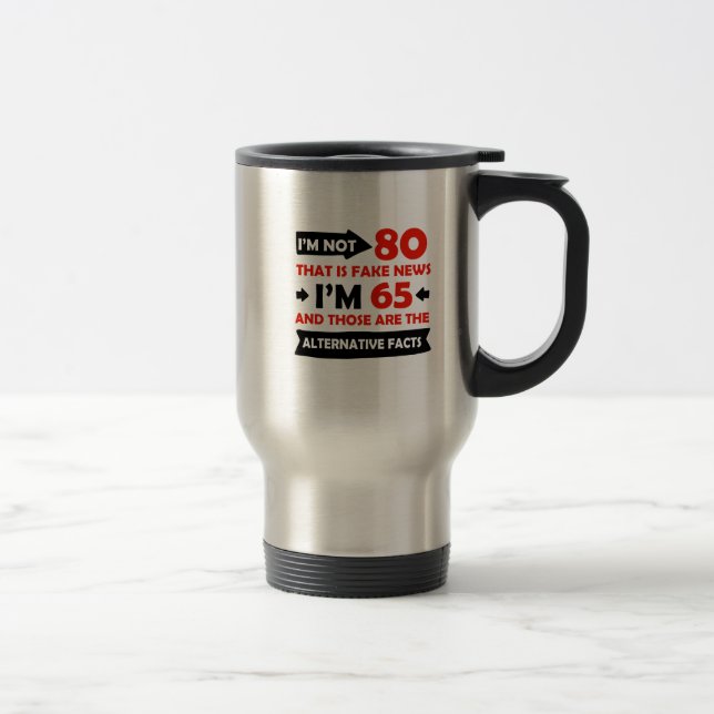 80th åriga födelsedaggåvor resemugg (Höger)