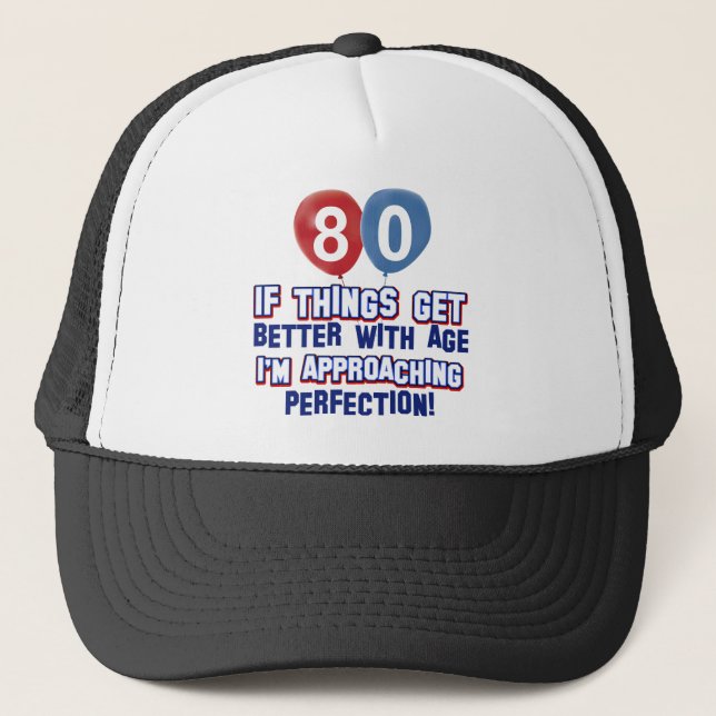 80th födelsedagdesigner keps (Framsida)