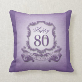 80th Födelsedagfirande med (det tillbaka) Kudde