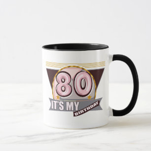 80th Födelsedaggåvamugg Mugg