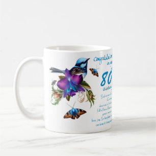 80th Födelsedagmormormugg Kaffemugg