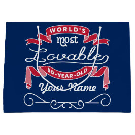 80th Födelsedagvärlds mest älskvärda 80-År-Gammalt