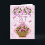 80th Speciell dam för födelsedag, ro och blommor - Kort<br><div class="desc">80th Speciell dam för födelsedag,  ro och blommor - 80th födelsedag</div>