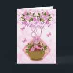 80th Speciell dam för födelsedag, ro och blommor - Kort<br><div class="desc">80th Speciell dam för födelsedag,  ro och blommor - 80th födelsedag</div>